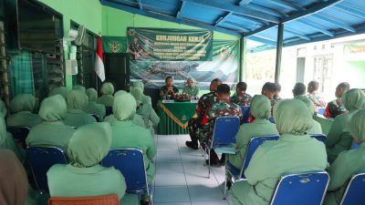 Dandim 0625/Pangandaran Melakukan Kunjungan Kerja ke Koramil Padaherang