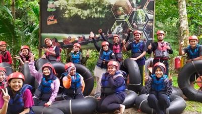 Santirah River Tubing Salah Satu Wisata Air di Pangandaran
