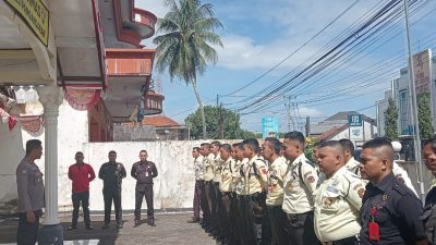 Polres Pangandaran Gelar Apel Kesiapsiagaan Satpam, Perkuat Sinergi Jelang Peringatan May Day