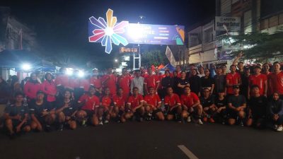 Polres Banjar Gelar “Run Night” Perkuat Kebugaran dan Kebersamaan