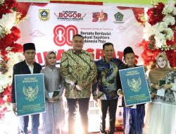 Bupati Bogor Hadirkan Program Nikah Gratis Dalam Rangka Memperingati HUT ke-80 Kemerdekaan RI