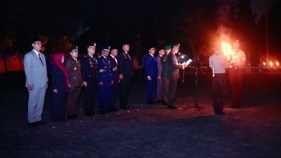 Bupati Bogor Pimpin Upacara Kehormatan dan Renungan Suci di TMP Pondok Rajeg