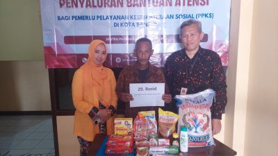 Pemkot Banjar dan Kemensos Salurkan Bantuan bagi Kelompok Rentan dan Disabilitas