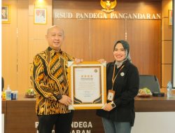 RSUD Pandega Pangandaran Raih Penghargaan Dari BPJS Kesehatan Atas Komitmen Dalam Transformasi Digital Layanan Kesehatan