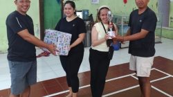Karyawan BPR BKPD Pangandaran Gelar Pertandingan Bulutangkis Pererat Soliditas dan Gotong Royong