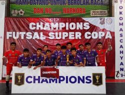 Tim Futsal MAN 2 Pangandaran Comeback Spektakuler dan Menjadi Juara Super Copa Championship 2025