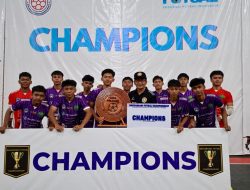 MAN 2 Pangandaran Kembali Raih Juara Liga Pelajar Banjarsari Futsal Championship 2025