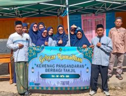 MAN 2 Pangandaran Ambil Bagian dalam Gebyar Ramadhan Kemenag Pangandaran Berbagi Takjil Serentak