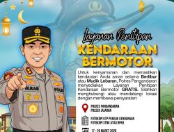 Mudik Tanpa Cemas, Kapolres Pangandaran Buka Layanan Penitipan Kendaraan Gratis