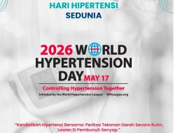 Hari Hipertensi Sedunia diperingati tiap tanggal 17 Mei, Periksakan diri anda di RSUD Pandega Pangandaran