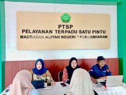 PTSP MAN 2 Pangandaran Hadirkan Layanan Cepat, Mudah, dan Terpadu bagi Masyarakat